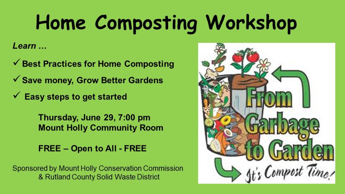 MT Holly Composting Workshop